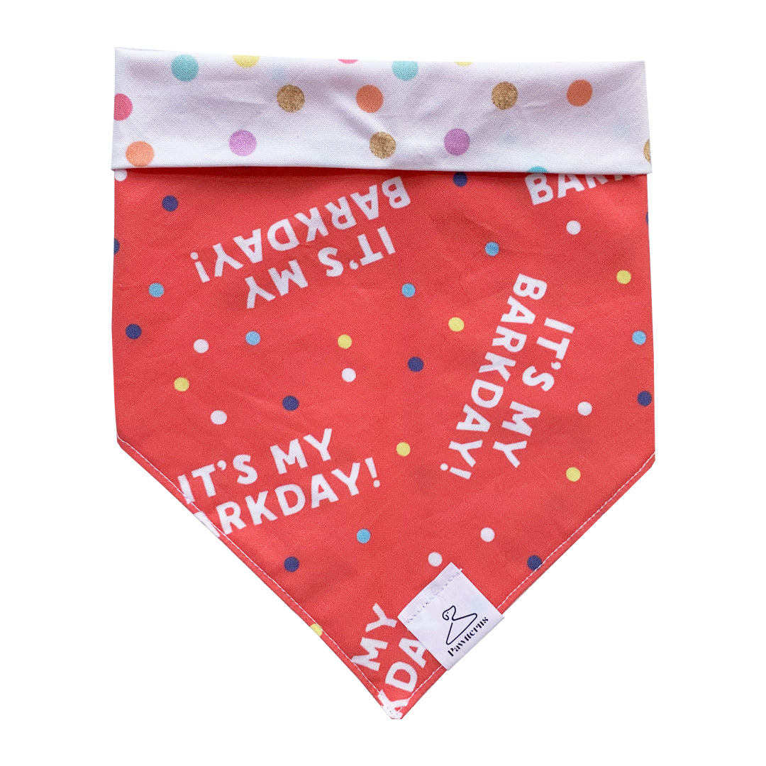 Barkday Cat Bandana
