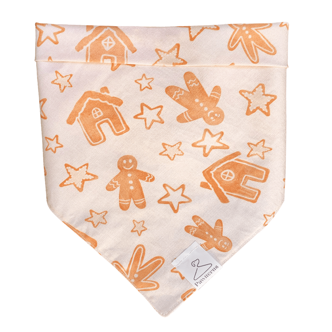 Gingerbread Cat Bandana
