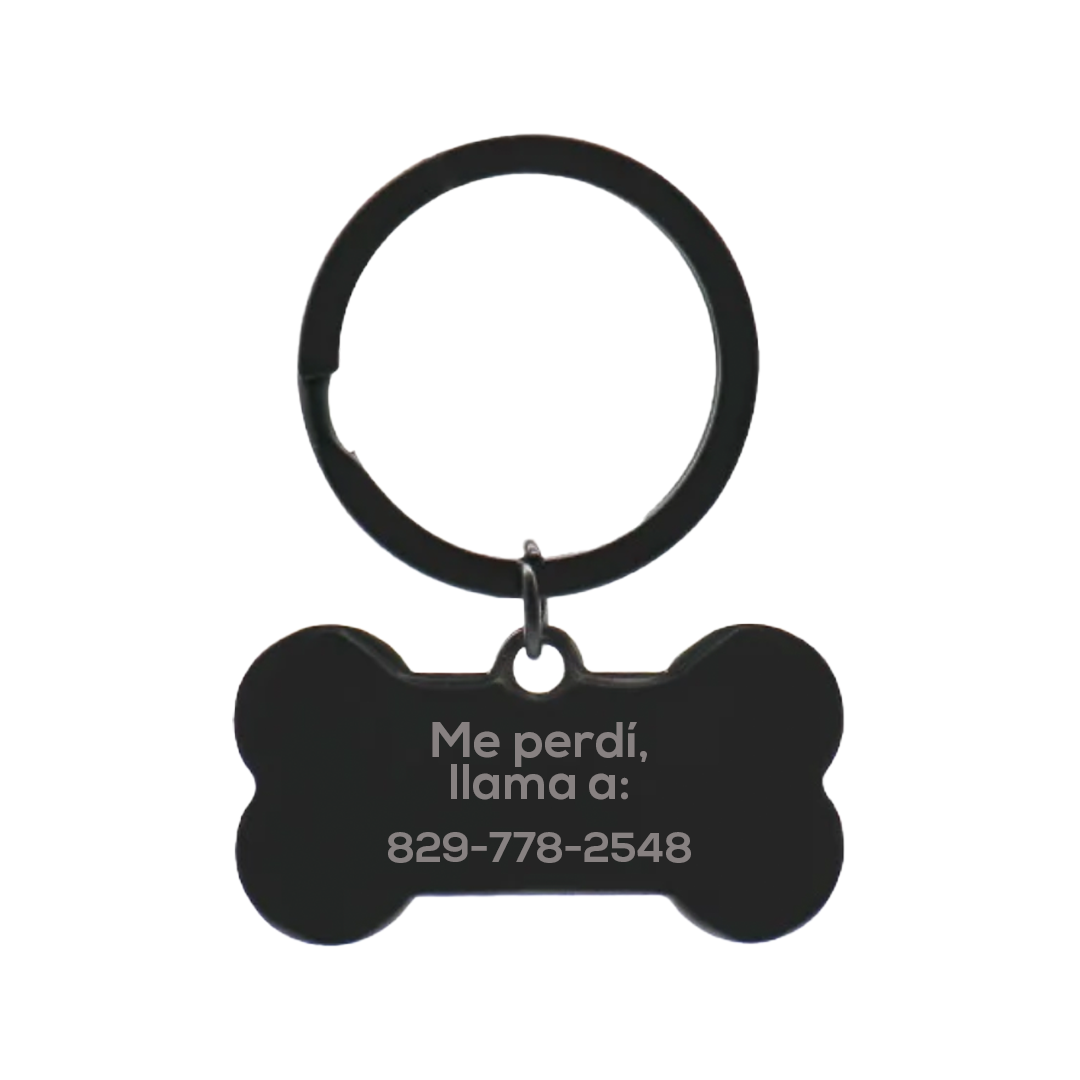 Plaquita de Identificación Hueso