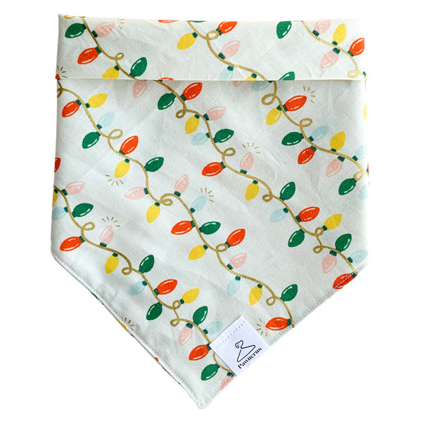 Christmas Lights Cat Bandana