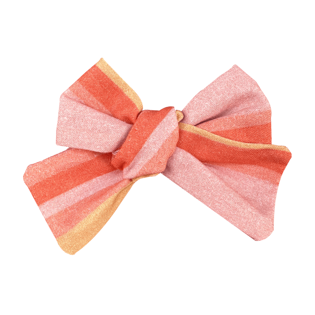 Papaya Hair Bow