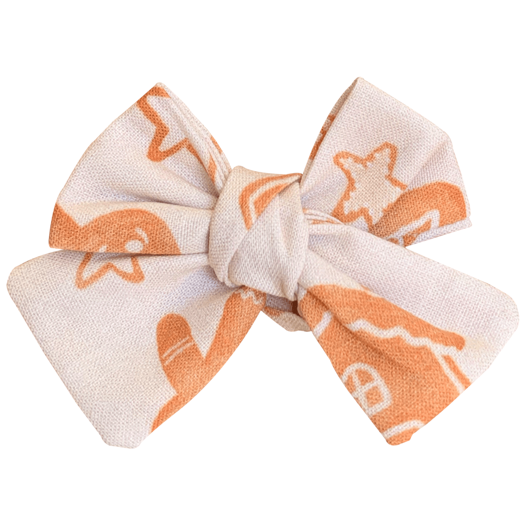 Gingerbread Hair Bow