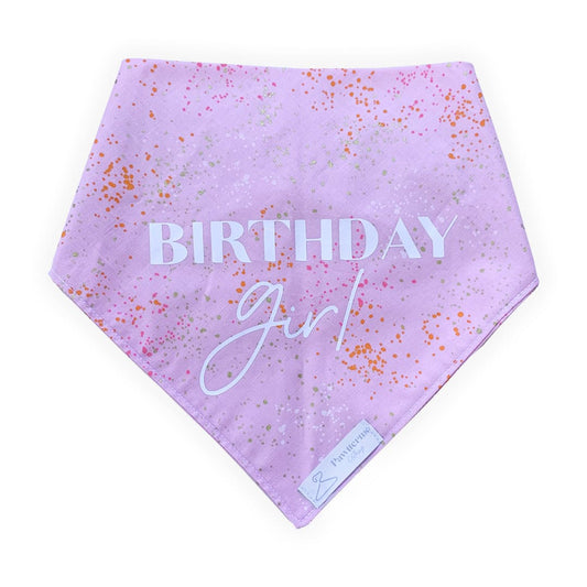 Birthday Girl Dog Bandana