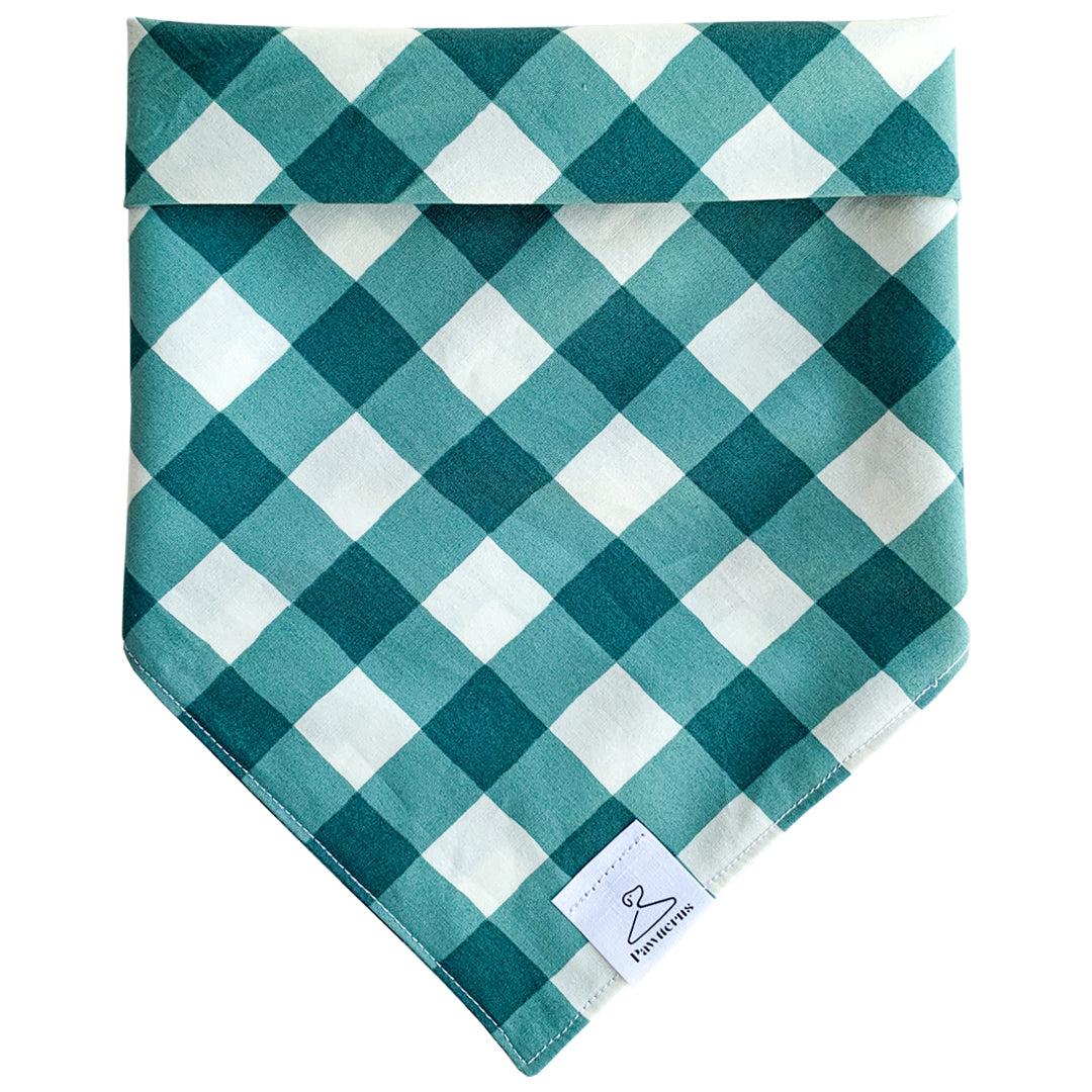 Green Candy Cane Dog Bandana