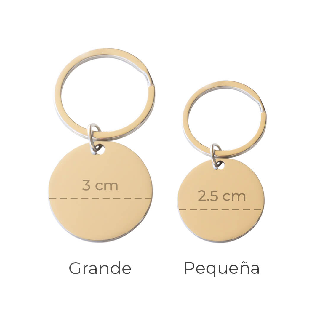 Plaquita de Identificación Redonda
