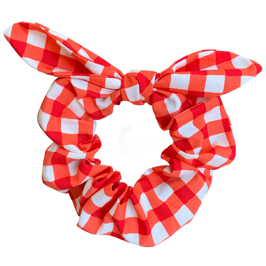 Red Candy Cane Scrunchie