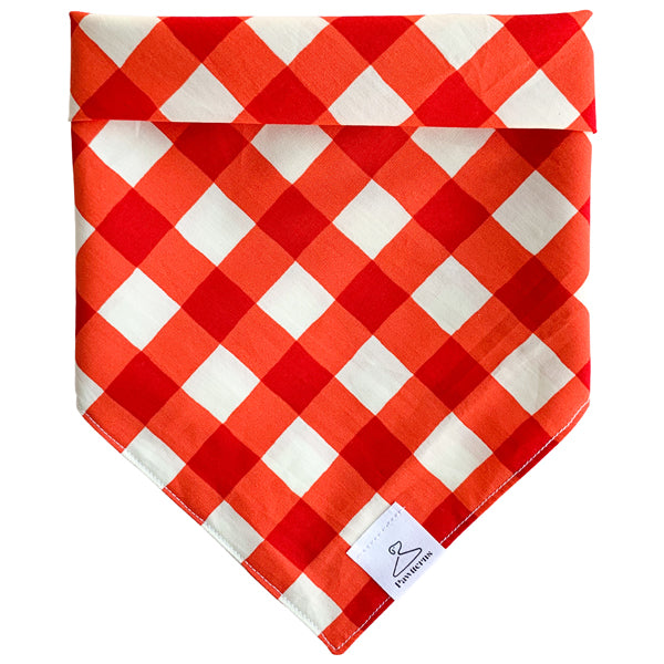 Red Candy Cane Dog Bandana