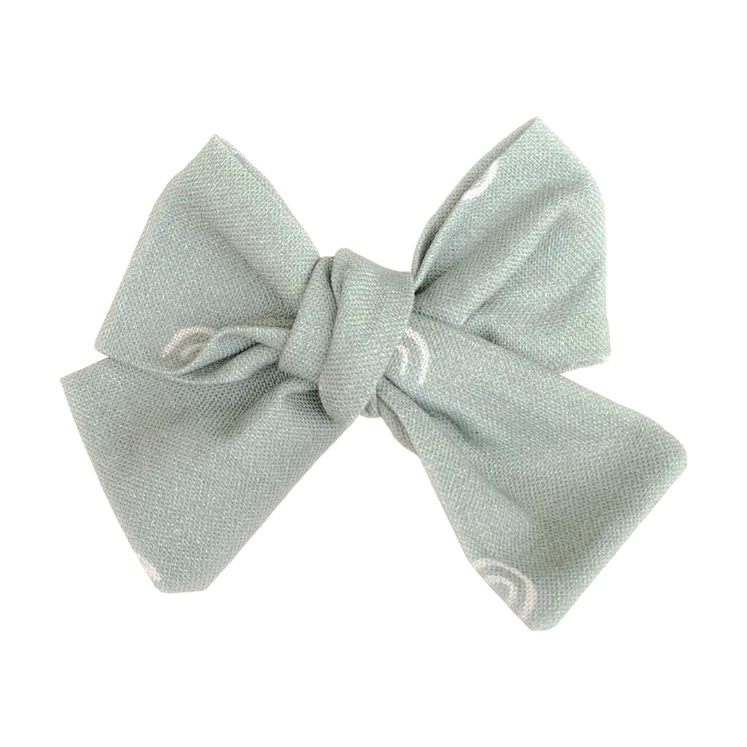 Sage Rainbows Hair Bow