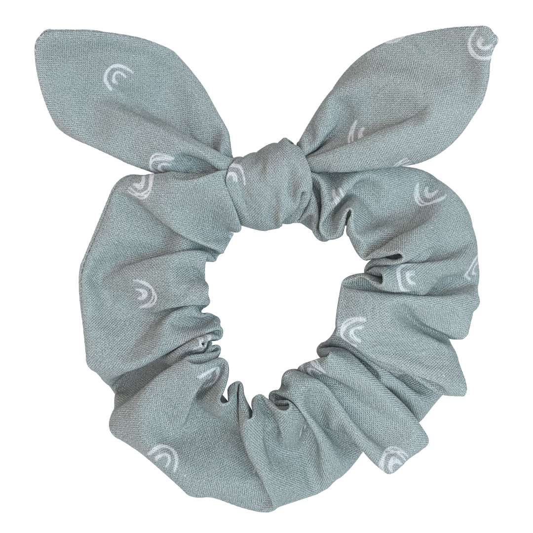Sage Rainbows Scrunchie