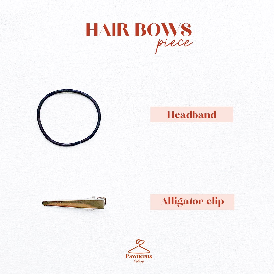 Solid Hair Bows