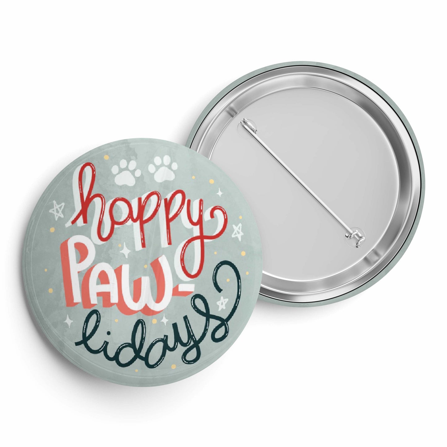 Happy Pawlidays Pin