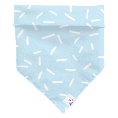 Blue Confetti Dog Bandana