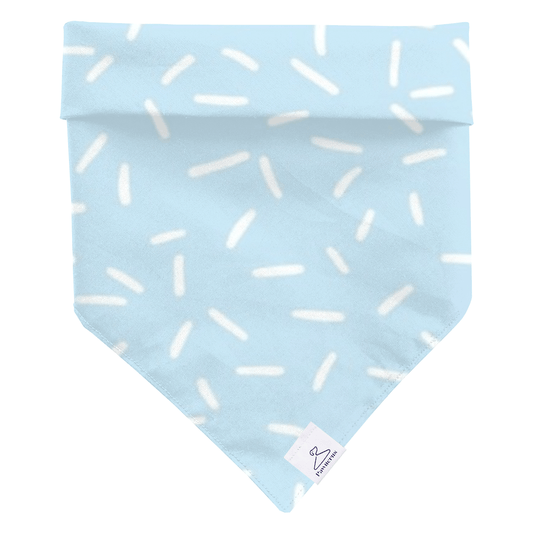 Blue Confetti Dog Bandana