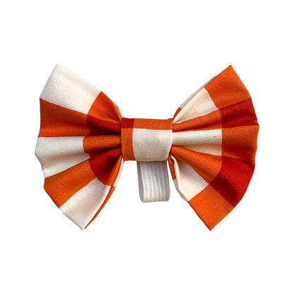 Red Candy Cane Cat Bow Tie