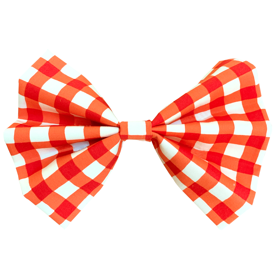 Red Candy Cane Cat Bow Tie