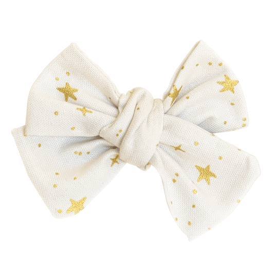 Golden Speckles Hair Bow