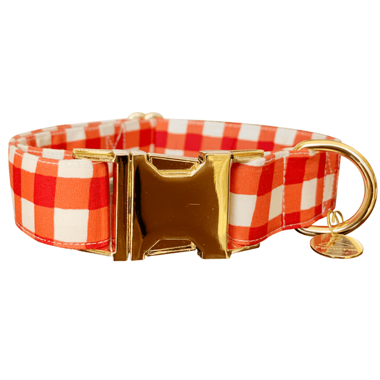 Red Candy Cane Dog Collar